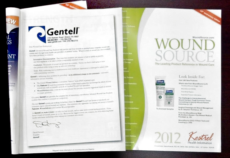 Gentell In The 2012 Wound Source Directory - Gentell